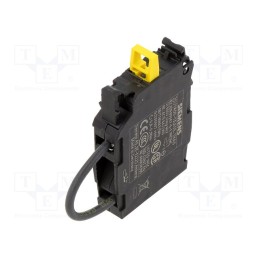 1 pcs x SIEMENS - 3SU1400-1AA10-1HA0 - Contact block, 22mm, 3SU1.5, -25÷70°C, front fixing, Contacts: NC