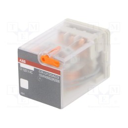 1 pcs x ABB - 1SVR405622R2000 - Relay: electromagnetic, 3PDT, Ucoil: 120VAC, Icontacts max: 10A