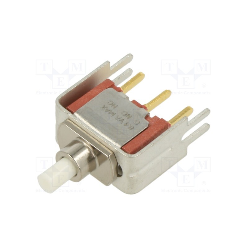 1 pcs x C&K - 8125SD3V3BE - Switch: push-button, Pos: 2, SPDT, 0.4A/20VAC, 0.4A/20VDC, ON-(ON)