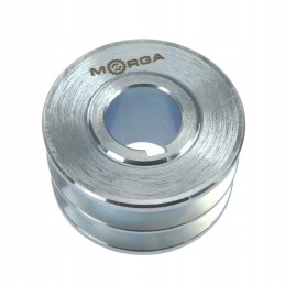Pulley 2 belts hb sr 80 fi 30 steel transfer