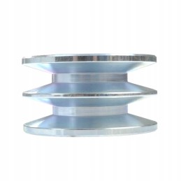 Pulley 2 belts hb sr 80 fi 30 steel transfer