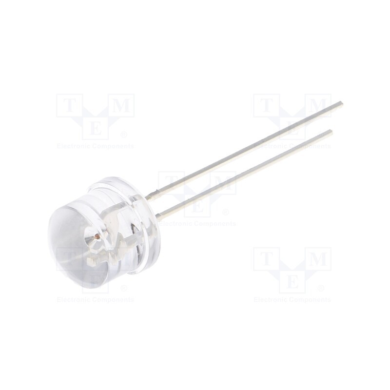2 pcs x OPTOSUPPLY - OSY5PA87A1A - LED, 8mm, yellow, 1560÷2180mcd, 100°, Front: convex, 1.8÷2.6V