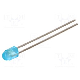 2 pcs x LITEON - LTL17KCBH5D - LED, 3mm, blue, 180÷880mcd, 50°, Front: convex, 2.7÷3.6V