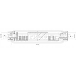 Aa6 1 4250 14 14 hydrolider hydraulic hose