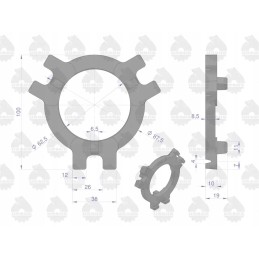 Clutch release ring 50010101 c 328 orig