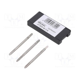 1 set x Vu00d6LKEL - 27324 - Tap, high speed steel grounded HSS-G, M2,6, 0.45, 40mm, 2,1mm