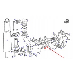 312200100030 exhaust system gasket