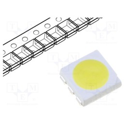 5 pcs x WAH WANG HOLDING - WW-WND50TC-U - LED, SMD, 5050,PLCC6, white, 5800÷8400mcd, 120°, 60mA, 2.8÷3.6V