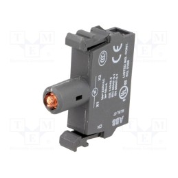 1 pcs x ABB - 1SFA611621R1071 - Illuminating unit, 22mm, Illumin: LED, front, 230VAC, red, 8÷15mA