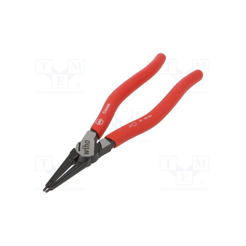1 pcs x WIHA - 26783 - Pliers, for circlip, internal, 19÷60mm, Pliers len: 180mm, Classic