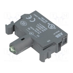 1 pcs x ABB - 1SFA611621R1012 - Illuminating unit, 22mm, Illumin: LED, front, 24VAC, green, 24VDC