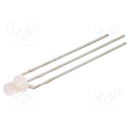 2 pcs x LITEON - LTL1BEKVJNN - LED, 3mm, red/green, 45°, Front: convex, 2÷2.4/2.1÷2.4V