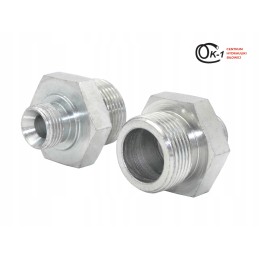 Hydraulic connection nipple M33x2 BSP 1 2