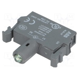 1 pcs x ABB - 1SFA611621R1072 - Illuminating unit, 22mm, Illumin: LED, front, 230VAC, green, 8÷15mA