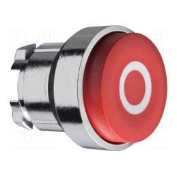 1 pcs x SCHNEIDER ELECTRIC - ZB4BL432 - Switch: push-button, 22mm, Stabl.pos: 1, red, none, IP66, prominent