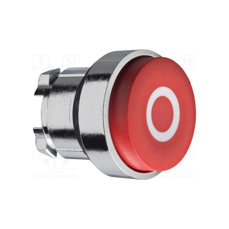 1 pcs x SCHNEIDER ELECTRIC - ZB4BL432 - Switch: push-button, 22mm, Stabl.pos: 1, red, none, IP66, prominent