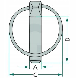 Set of snap pins blister 5 pcs