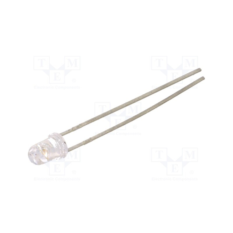 2 pcs x LITEON - LTL1CHTBK4 - LED, 3mm, blue, 240÷1900mcd, 30°, Front: convex, 3.5÷3.8V