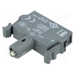 1 pcs x ABB - 1SFA611621R1005 - Illuminating unit, 22mm, Illumin: LED, front, white, 12VDC, 8÷15mA
