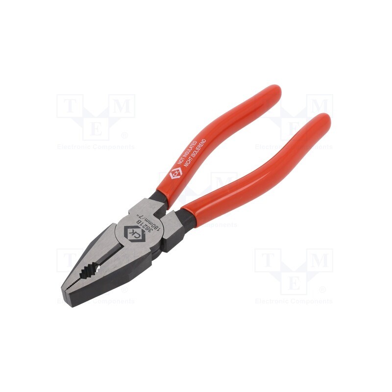 1 pcs x C.K - T3621B 7 - Pliers, universal, 180mm, for bending, gripping and cutting