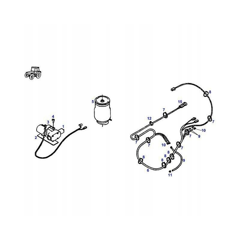 Massey Ferguson seat air compressor