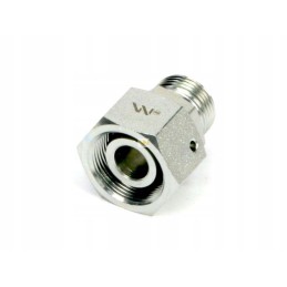 Metric hydraulic connector ab a m30x2 b 18x1 5