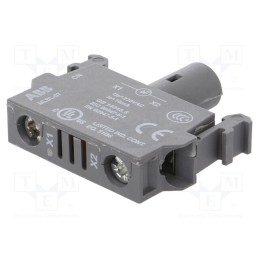 1 pcs x ABB - 1SFA611621R1075 - Illuminating unit, 22mm, Illumin: LED, front, 230VAC, white, 8÷15mA