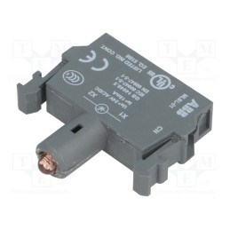 1 pcs x ABB - 1SFA611621R1011 - Illuminating unit, 22mm, Illumin: LED, front, 24VAC, red, 24VDC