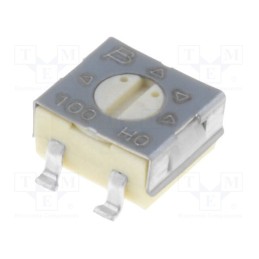 500 pcs x BOURNS - 3314G-1-101E - Potentiometer: mounting, single turn,horizontal, 100Ω, 250mW, SMD