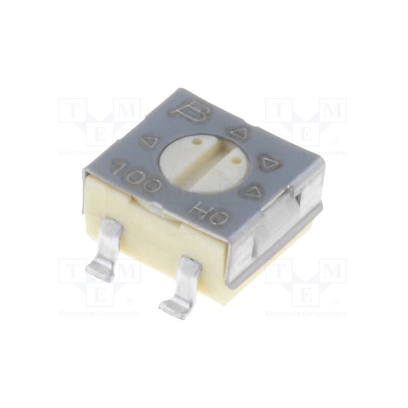 500 pcs x BOURNS - 3314G-1-101E - Potentiometer: mounting, single turn,horizontal, 100Ω, 250mW, SMD