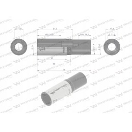 Hex socket 1 2 17 mm long crv50b