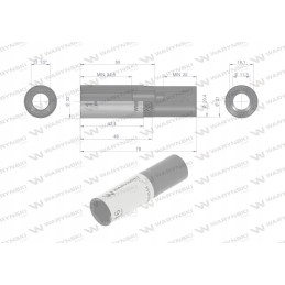 Hex socket 1 2 16 mm long crv50b