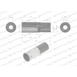 Hex socket 1 2 20 mm long crv50b