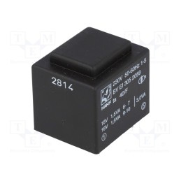 1 pcs x HAHN - BV EI 305 2059 - Transformer: encapsulated, 3VA, 230VAC, 18V, 18V, 83mA, 83mA, PCB