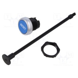 1 pcs x LOVATO ELECTRIC - LPCR1196 - Switch: push-button, 22mm, Stabl.pos: 1, blue, IP66,IP67,IP69K