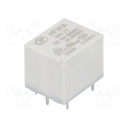 1 pcs x HONGFA RELAY - HF3FA/005-ZT - Relay: electromagnetic, SPDT, Ucoil: 5VDC, 10A, 10A/277VAC, PCB