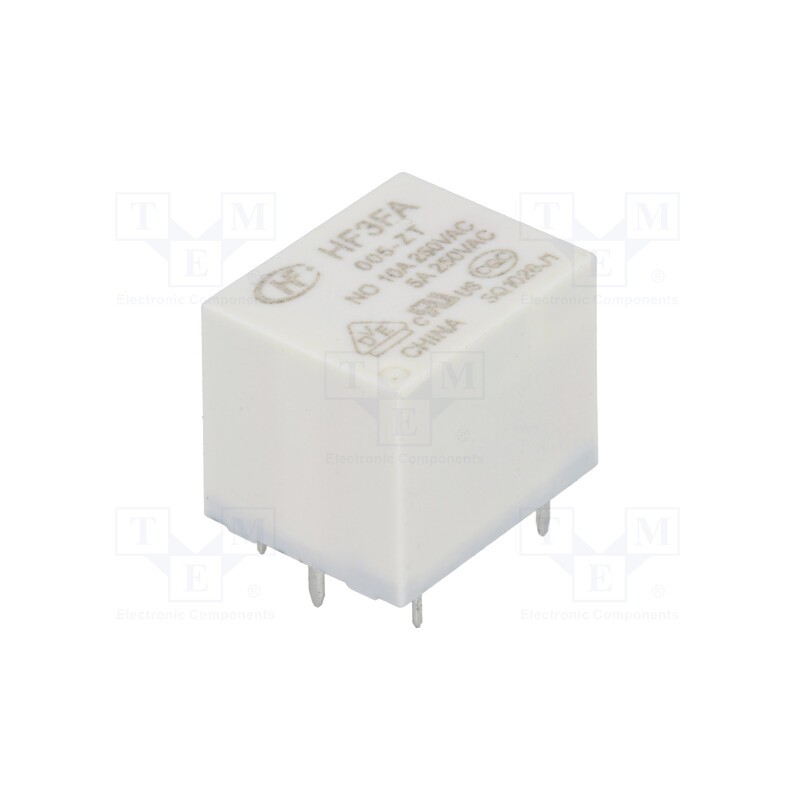 1 pcs x HONGFA RELAY - HF3FA/005-ZT - Relay: electromagnetic, SPDT, Ucoil: 5VDC, 10A, 10A/277VAC, PCB