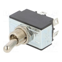 1 pcs x SWITCH COMPONENTS - TB1-2A-DC-5 - Switch: toggle, Pos: 2, DPST, ON-OFF, 21A/14VDC, 50mΩ, 12N, TB/TB1
