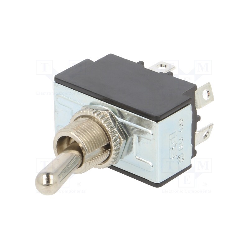 1 pcs x SWITCH COMPONENTS - TB1-2A-DC-5 - Switch: toggle, Pos: 2, DPST, ON-OFF, 21A/14VDC, 50mΩ, 12N, TB/TB1