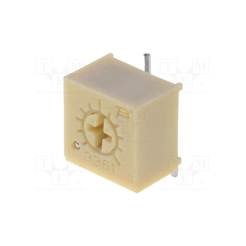 750 pcs x BOURNS - 3361P-1-104GLF - Potentiometer: mounting, single turn,horizontal, 100kΩ, 500mW