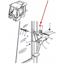 3385446m1 cabin rubber seal