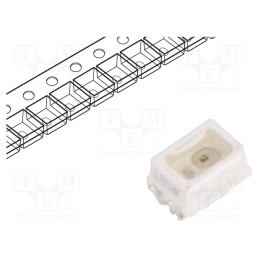 2 pcs x VISHAY - VLMO20J2M1-GS08 - LED, SMD, Mini PLCC2, orange, 5.6÷22.4mcd, 2.2x1.4x1.3mm, 60°, 2mA