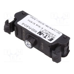 1 pcs x EATON ELECTRIC - M22-FLED-G - Illuminating unit, 22mm, RMQ-Titan, -25÷70°C, Illumin: LED, front