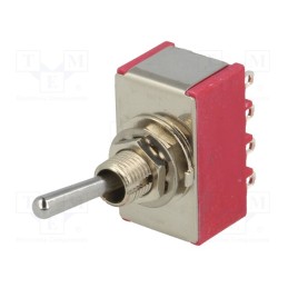 1 pcs x IC SWITCHES - IC4201T1B1M1QE - Switch: toggle, Pos: 3, 4P3T, ON-OFF-ON, 5A/125VAC, 5A/28VDC, 1000MΩ