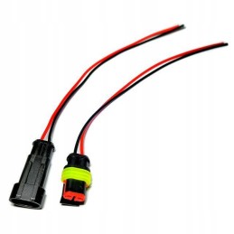 Electrical connector 2 pin superseal 1 5 with cable