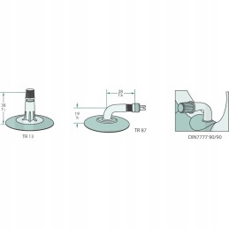Tire and tube 3 50 8 3 50x8 4 pr