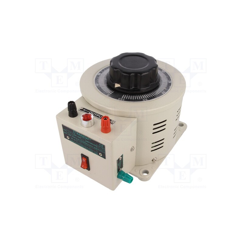 1 pcs x BREVE TUFVASSONS - KIEA4 - Variable autotransformer, 230VAC, Uout: 0÷260V, 3.8A, screw type