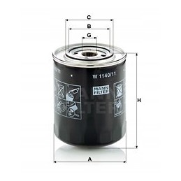 Oil filter massey ferguson 7600 7618 w 1140 11