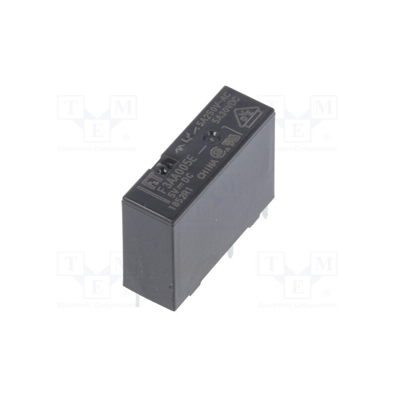 1 pcs x FUJITSU - FTR-F3AA005E-HA - Relay: electromagnetic, SPST-NO, Ucoil: 5VDC, 5A, 5A/250VAC, PCB