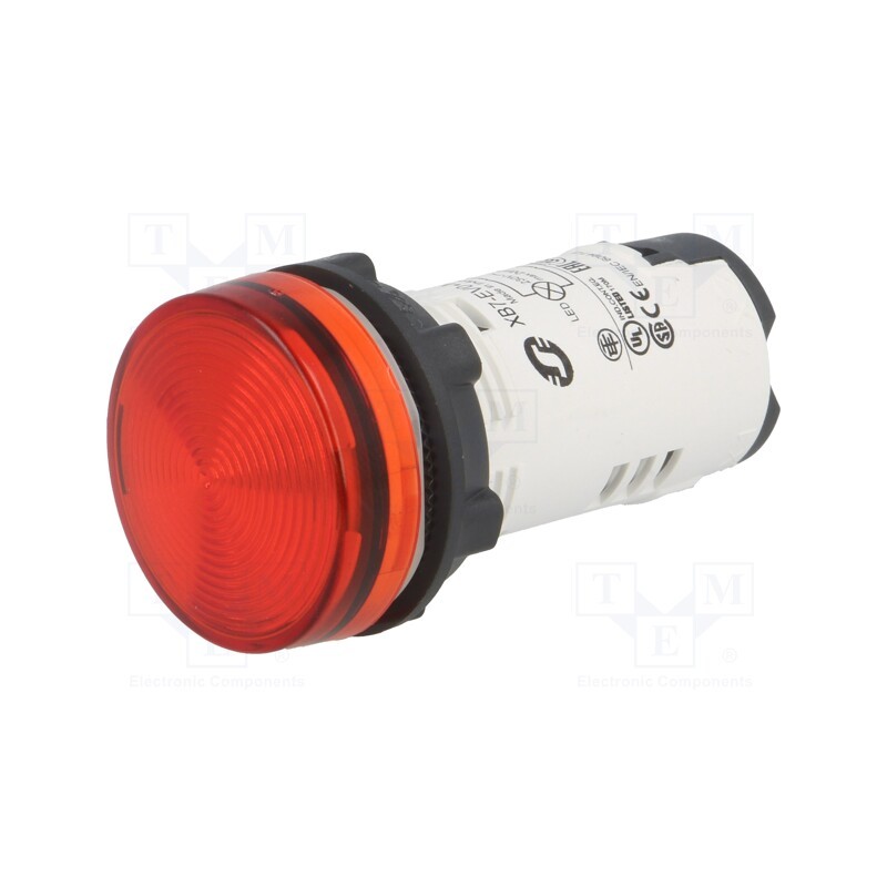 1 pcs x SCHNEIDER ELECTRIC - XB7EV04MP - Control lamp, 22mm, Harmony XB7, -25÷70°C, Illumin: LED, 230V, IP65